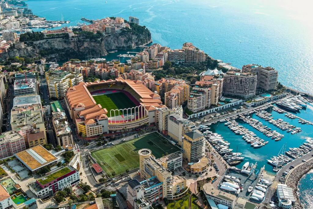 Appartamento Les Jardins De Monaco Vue Mer Et Piscine Saint-Antoine  Esterno foto