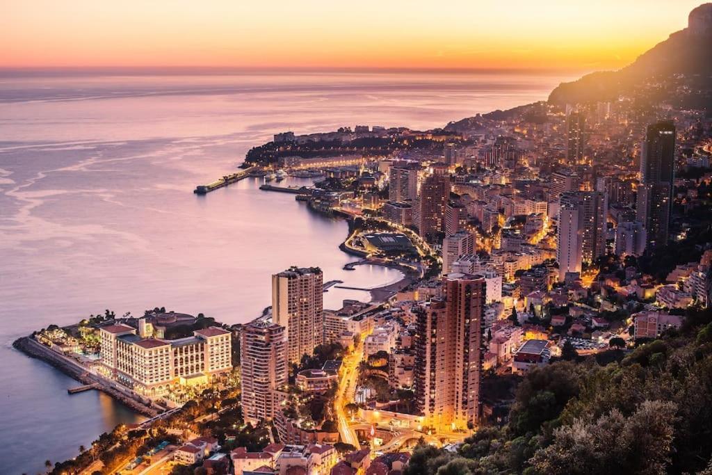 Appartamento Les Jardins De Monaco Vue Mer Et Piscine Saint-Antoine  Esterno foto