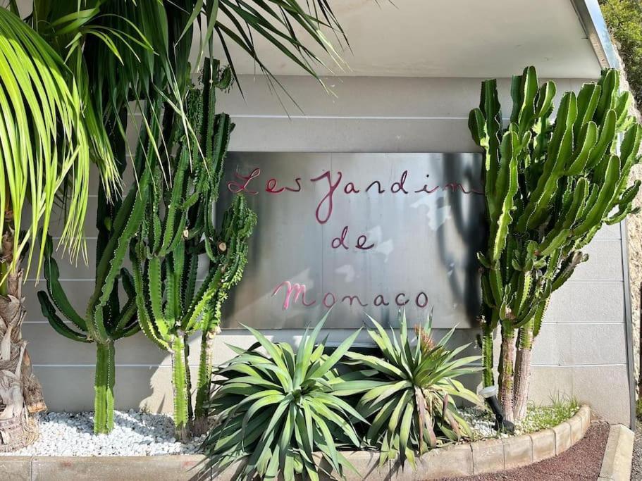 Appartamento Les Jardins De Monaco Vue Mer Et Piscine Saint-Antoine  Esterno foto